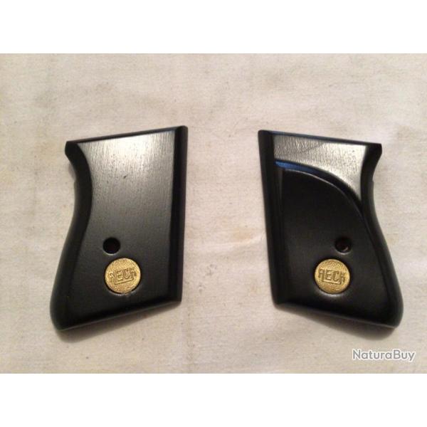 PLAQUETTES EN BOIS PISTOLET RECK