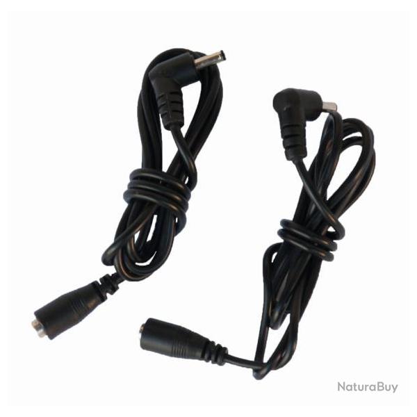 Cable d'extension pour batterie de chaussettes chauffantes AJ26