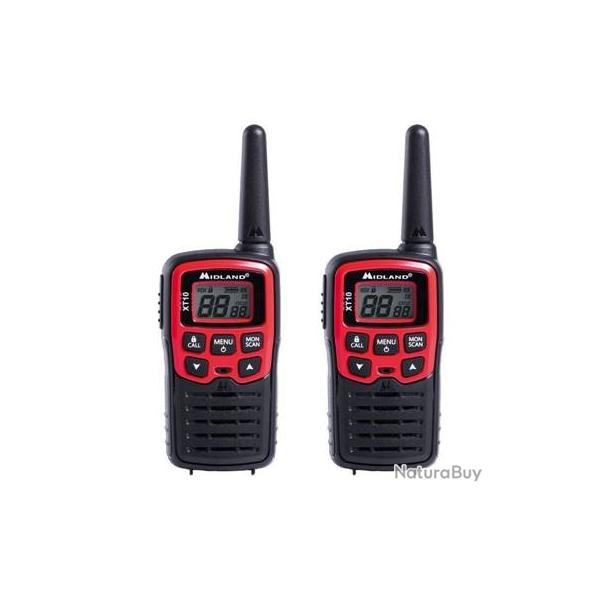 XT10 Talkie-Walkie Combo num�rique d�butant - 4 kilom�tres