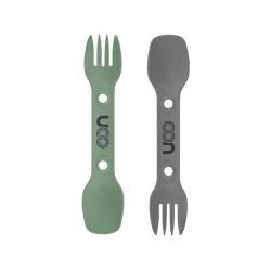 SPORK couverts 3 en 1 pratiques et compacts.