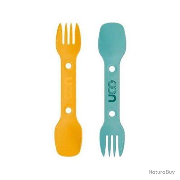 SPORK couverts 3 en 1 pratiques et compacts.