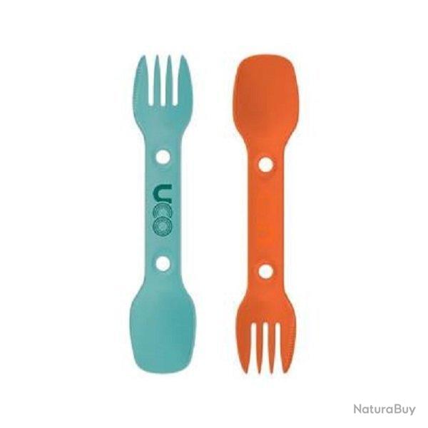 SPORK couverts 3 en 1 pratiques et compacts.