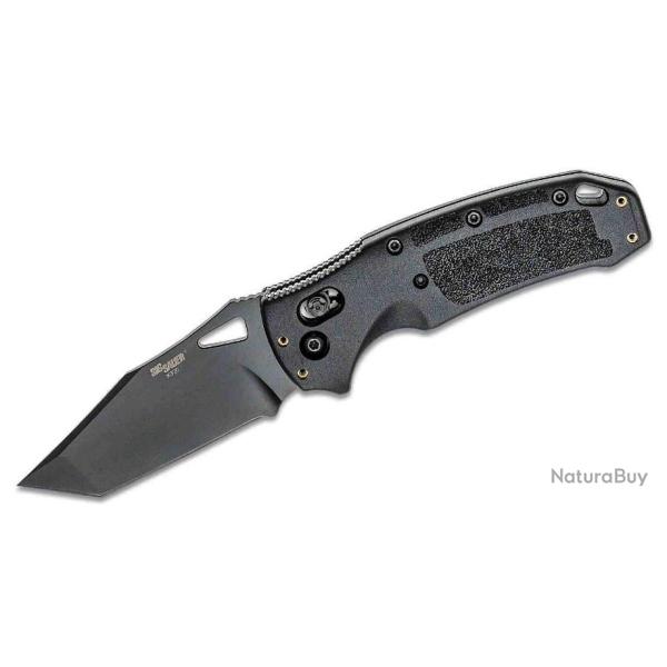 Couteau SIG Sauer Nitron ABLE Lock Tanto Acier S30V Manche Polymre Black Made USA SIG36360