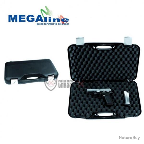 Mallette MEGALINE Pistolet 50x30x8.5cm Noire Clips