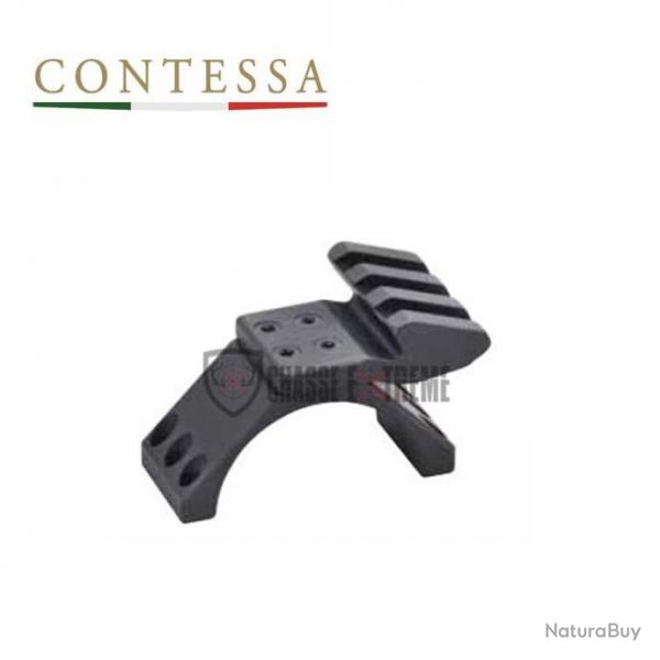 Adaptateur CONTESSA pour Rail Picatinny 45D sur Collier D.30mm