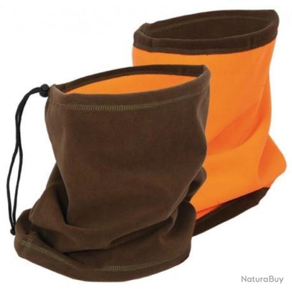Tour de cou somlys r�versible - Orange/Marron