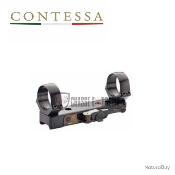 Montage Amovible CONTESSA pour Rail Picatinny Tactical avec Anneaux 30mm H 5mm