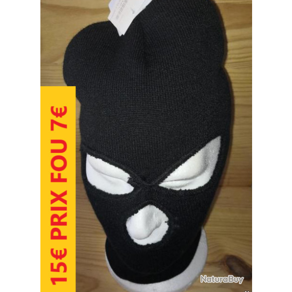 CAGOULE 3 TROUS NOIRE    T  U      14021