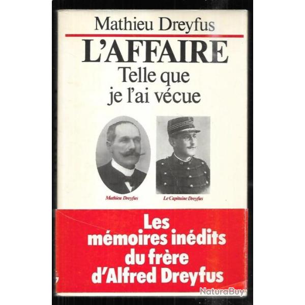 l'affaire telle que je l'aie v�cue de mathieu dreyfus