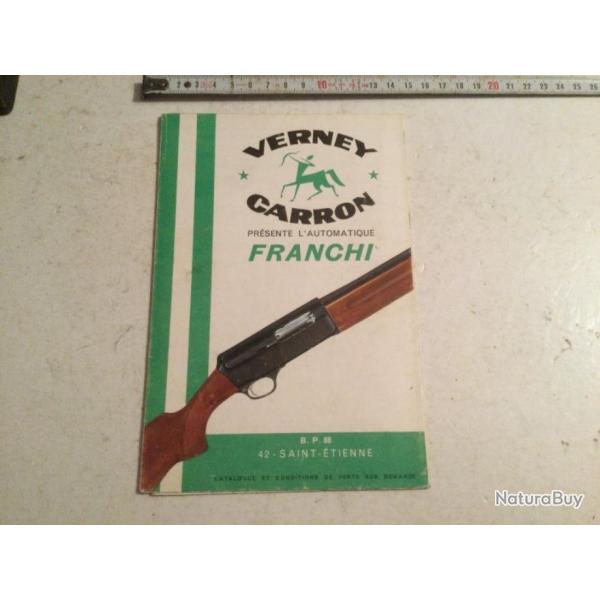 D�pliant VERNEY CARRON FRANCHI