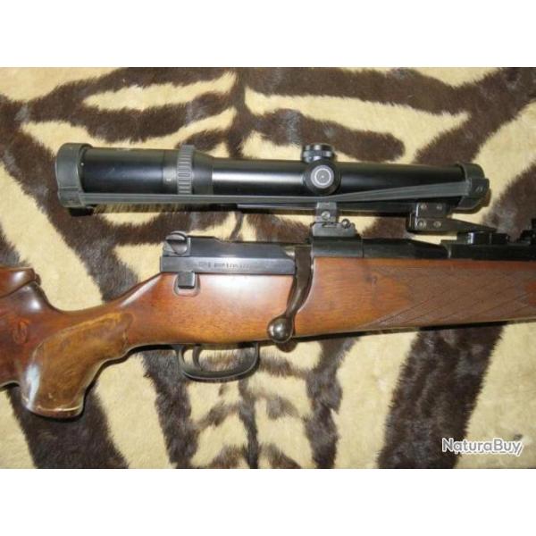 Carabine Mauser 66 s cal.7RM avec lunette Schmidt & Bender 1.25-4x20