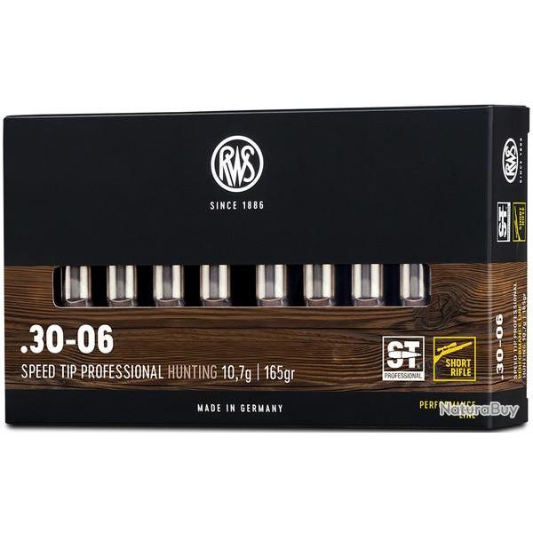 BTE 20 CART. RWS SPEED TIP PRO SHORT RIFLE CAL. .30-06 165GR 10,7G