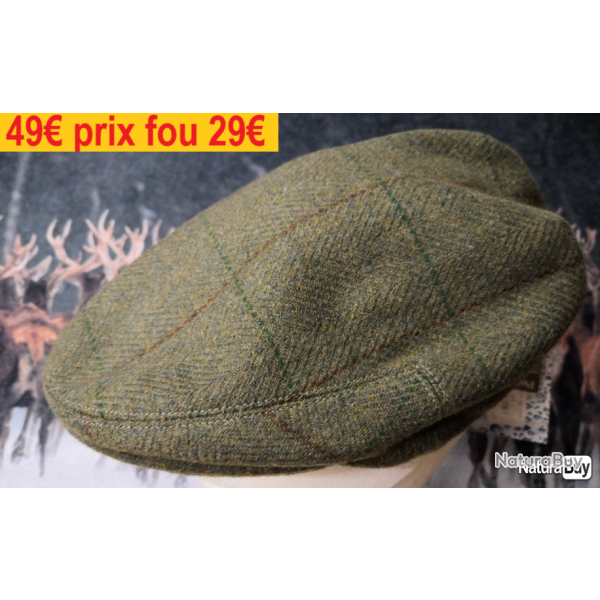 casquette PERCUSSION verte  T 61  ref  3462-61