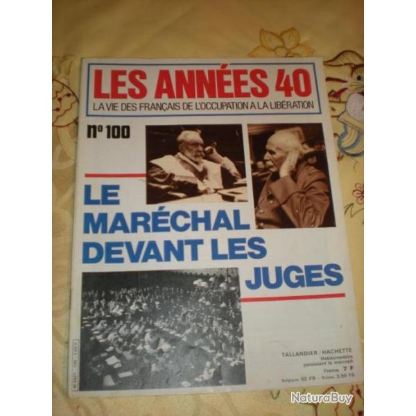 Les ann�es 40 N�1 A N�80 n� 83 A 102 N�104 A 112 )  total 107 revues