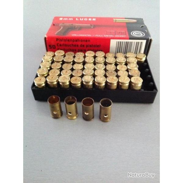 Boite de douiles neutralises 9mm Luger Geco