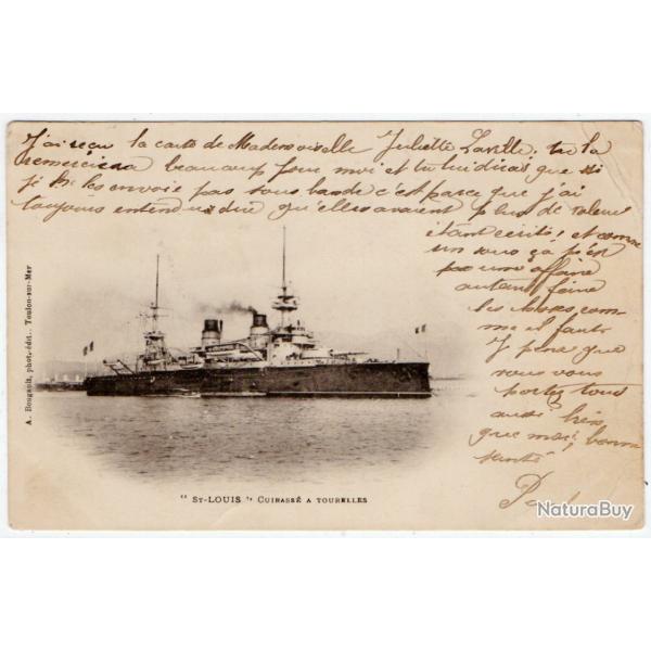 CPA - Marine Militaire -"ST-LOUIS " Cuirasse A TOURELLES -N�1241