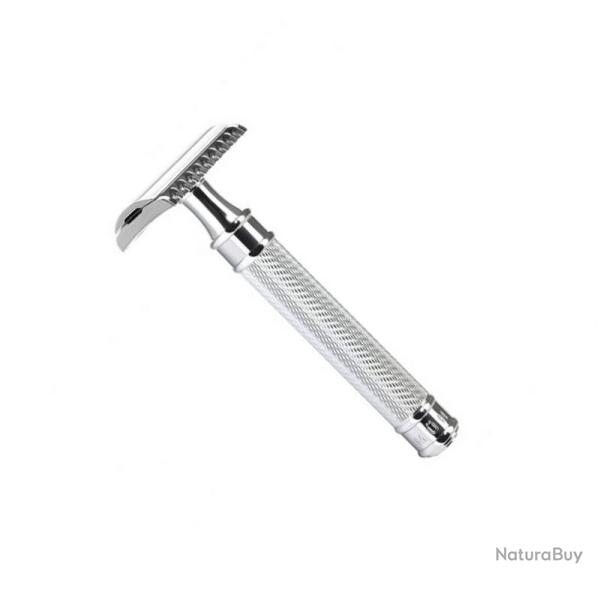 Rasoir de s�curit� "Tradition" chrom�, Peigne ouvert [M�hle]