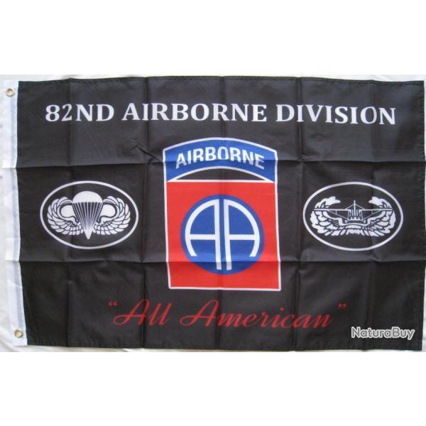 DRAPEAU  USA / 82nd AIRBORNE 60X90cm Ref.15a