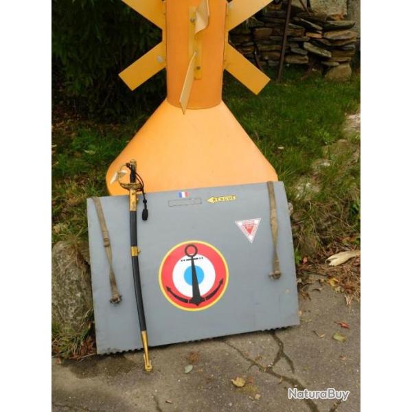 TRES BEAU PANNEAU AVION AERONAVALE MARINE - ETANDARD IV.M  - SUPER DECO !!!!!  #.2