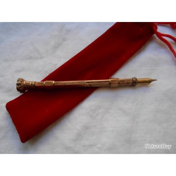TRES RARE PORTE PLUME ET PORTE MINE R�TRACTABLE VINTAGE  (A VOIR )C OLLEC TION