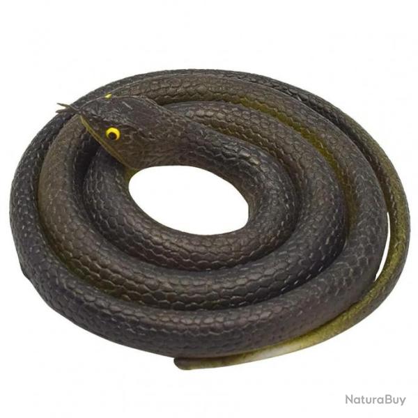 Faux Serpent Caoutchouc Black Mamba 80cm Halloween Gag Farce Prank