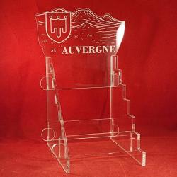 Pr&eacute;sentoir plexi pour couteaux d'Auvergne