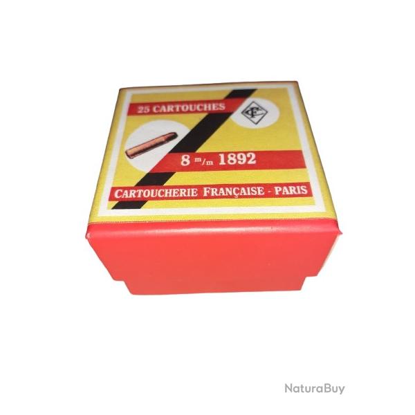 8  mm 1892 ou 8mm 92 Lebel: Reproduction boite cartouches (vide) CF 8485415