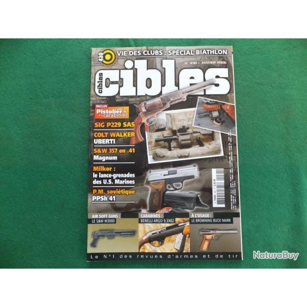 CIBLES COLLECTOR  N� 430 - PARFAIT ETAT - LIVRAISON COMPRISE **