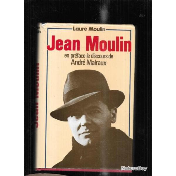jean moulin de laure moulin, biographie civile - r�sistance , cartonn�