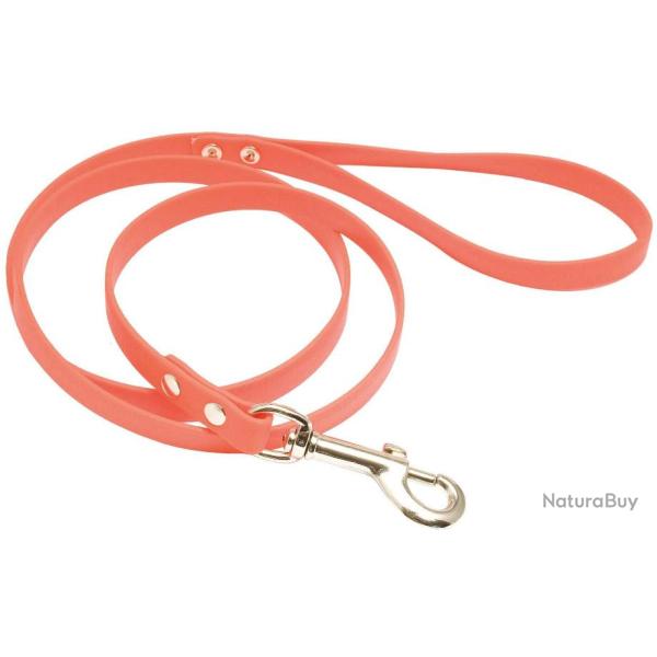 Laisse 1,20 m Country Biothane orange fluo