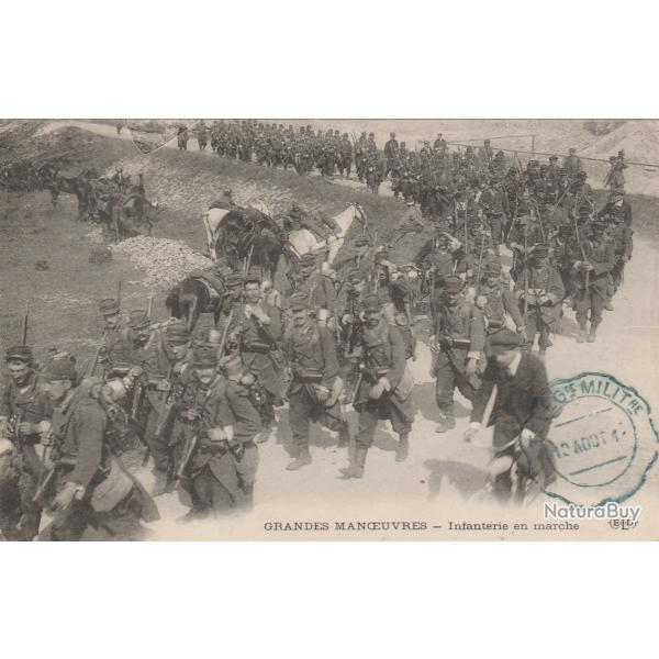 CPA- Grandes Manoeuvres - L'Infanterie en Marche N�183