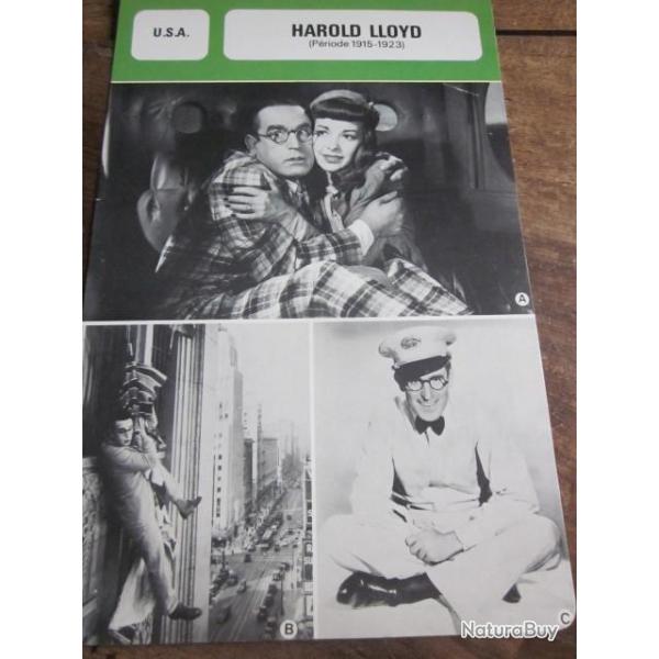 fiche cinema harold lloyd