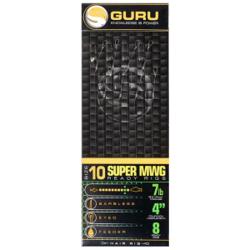 Bas de ligne SMWG Standard Hair 4" Guru 10 / D 0.19mm