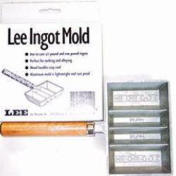 Lingoti&egrave;re &agrave; plomb avec poign&eacute;e en bois - LEE Ingot Mold