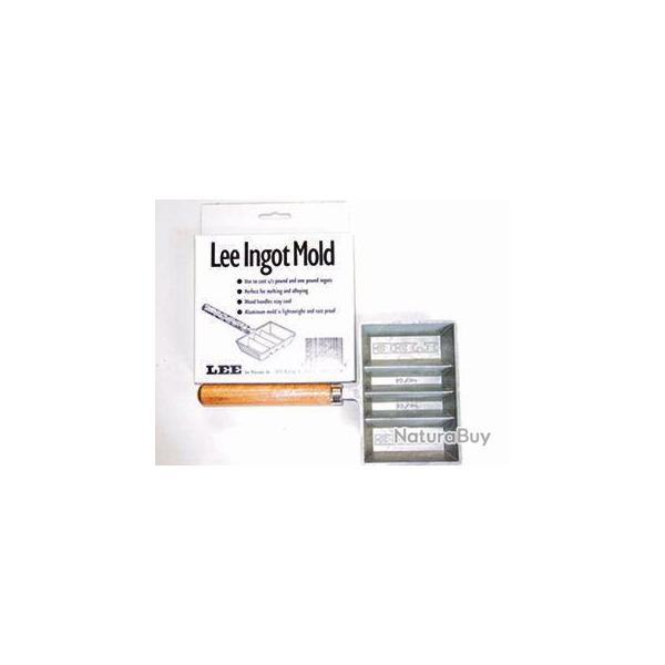 Lingoti�re � plomb avec poign�e en bois - LEE Ingot Mold