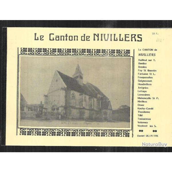 le canton de nivillers daniel delattre srie primaire des cantons de l'oise