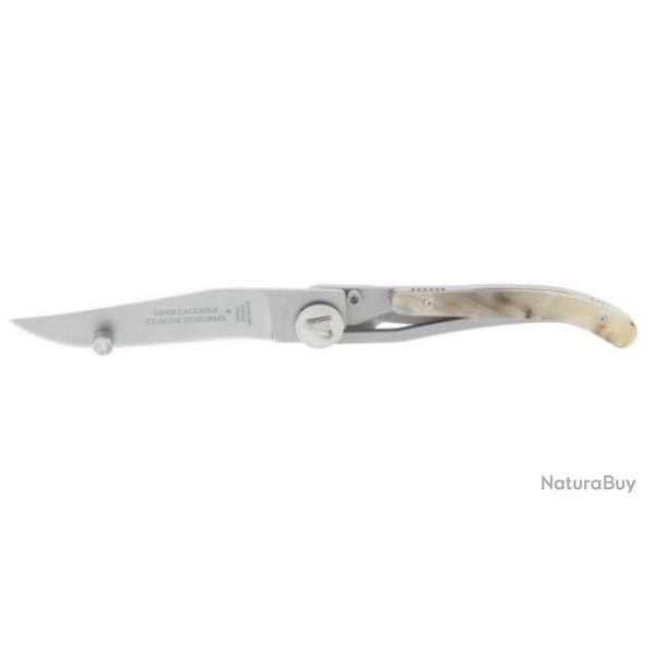 4913B-Couteau Laguiole pliant Claude Dozorme Inox 11cm