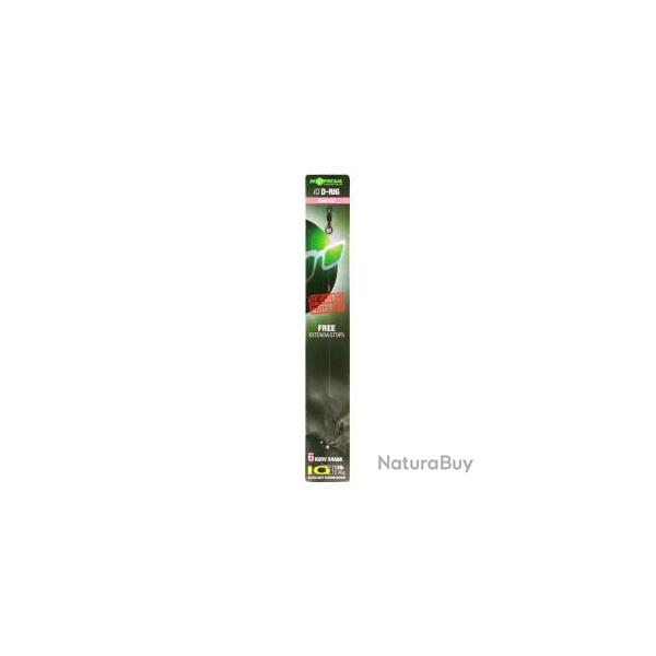 Bas de ligne carpe IQ D RIG KURV 12lb Korda 4