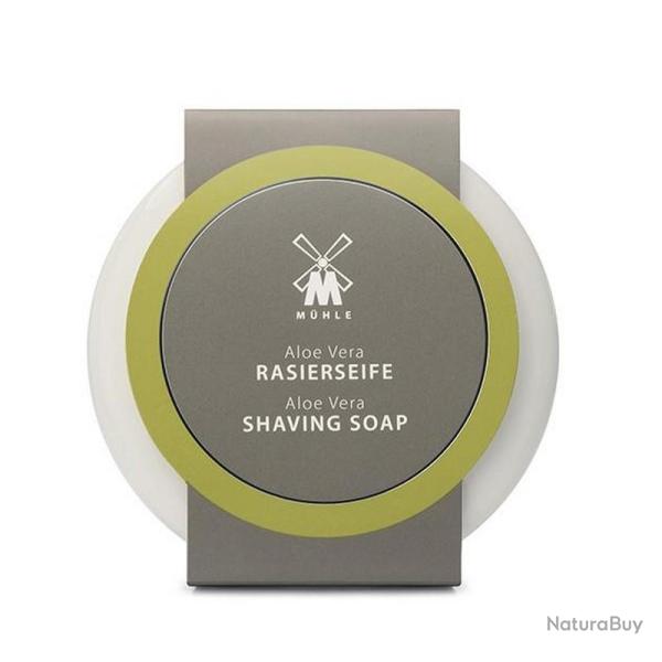 Bol � raser en porcelaine avec savon 65 g, Base Aloe vera [M�hle]