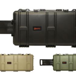 Mallette Waterproof 75x33x13cm noire mousse vague - Nuprol