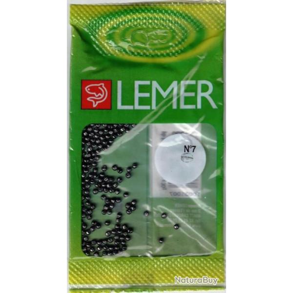 Plombs ronds fendus super doux - Sachet de 30 gr. n� 7 (0.10 gr)