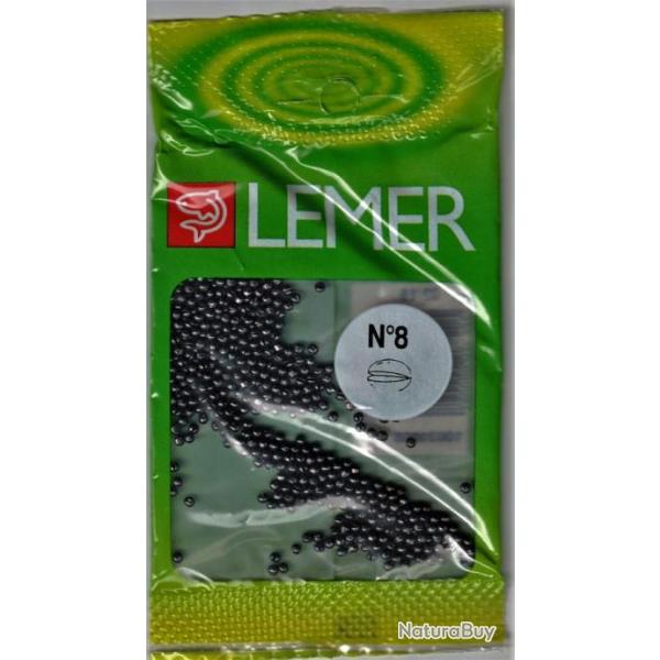 Plombs ronds fendus super doux - Sachet de 30 gr. n� 8 (0.06 gr)