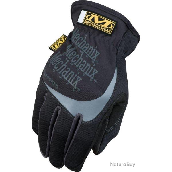 Gants Fast-Fit Noir / Gris (Mechanix) Taille M