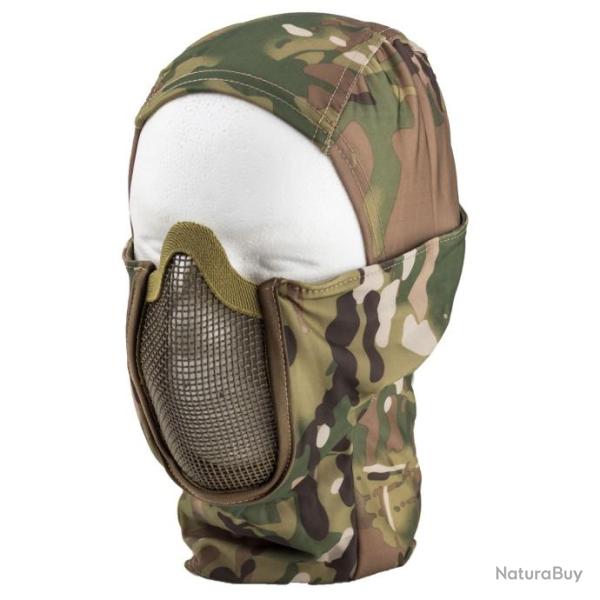 Cagoule "Cobra" Multicam avec Grille Stalker (Swiss Arms)