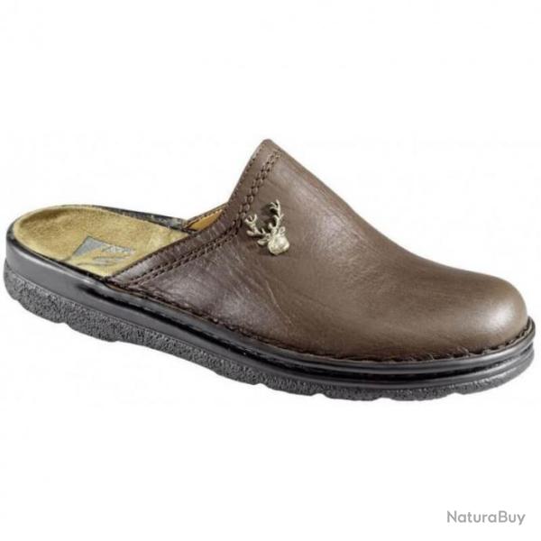 SABOTS CUIR ECUSSON CERF T49