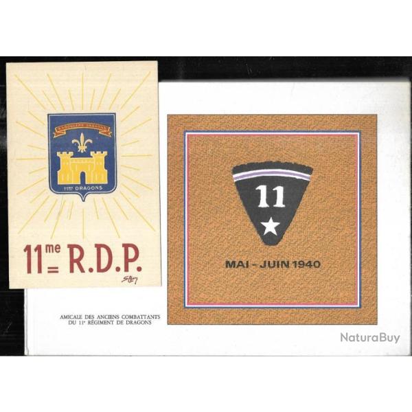 11me rdp r�giment de dragons port�s mai-juin 1940 citations et morts pour la france , 11e rdp