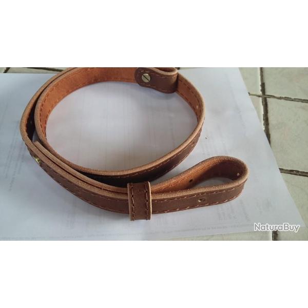 BRETELLE  POUR CARABINES ET FUSILS EN CUIR