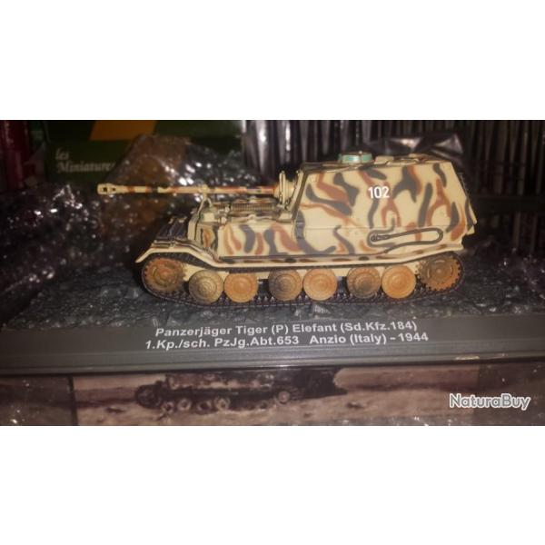 Char miniature Tigre El�fant