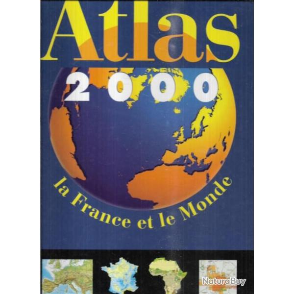 atlas lot de 2 livres 1955 et 2001