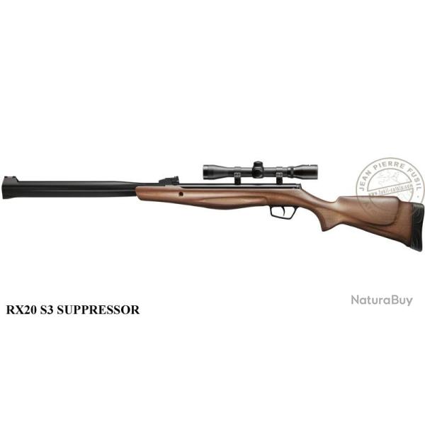 Carabine � plombs STOEGER RX20 4.5 mm (19.9 joules) - Lunette 4x32 S3 Suppressor Bois